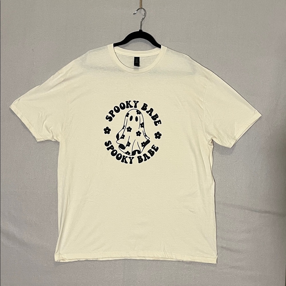 NWOT Spooky Babe Graphic Tee - Natural